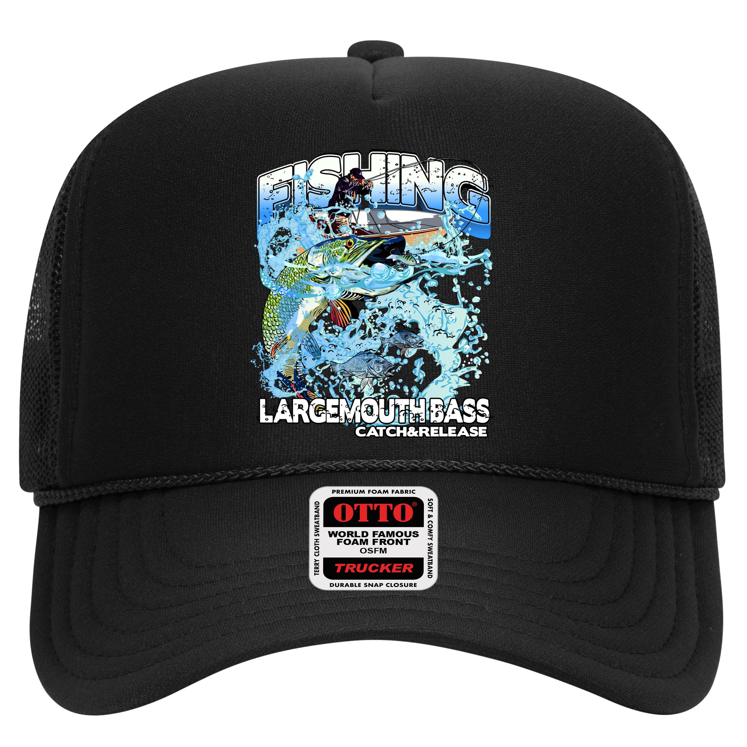 Catch And Release Largemouth Bass Fishing Hat