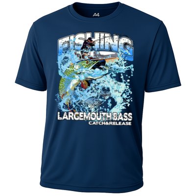 Catch And Release Largemouth Bass Fishing Performance Shirt