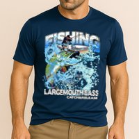 Catch And Release Largemouth Bass Fishing Cooling Performance Crew T-Shirt