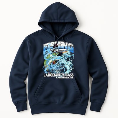 Catch And Release Largemouth Bass Fishing Hoodie