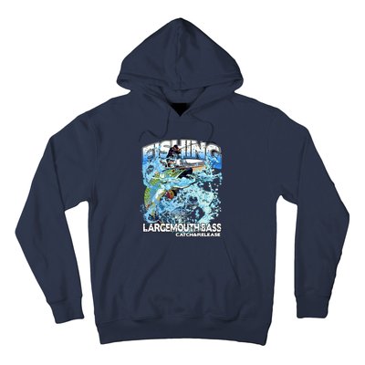 Catch And Release Largemouth Bass Fishing Hoodie