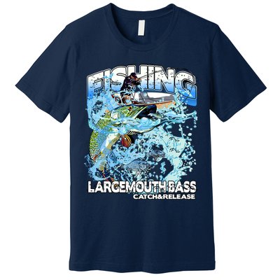 Catch And Release Largemouth Bass Fishing Premium T-Shirt