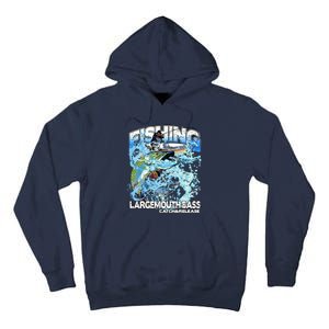 Catch And Release Largemouth Bass Fishing Tall Hoodie