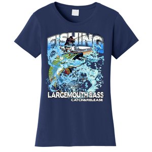 Catch And Release Largemouth Bass Fishing Women's T-Shirt