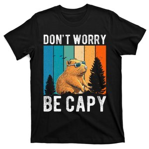 Capybara Animal Rodent Capybara Dont Be Worry Be Capy T-Shirt