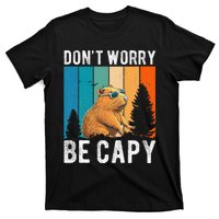 Capybara Animal Rodent Capybara Dont Be Worry Be Capy T-Shirt