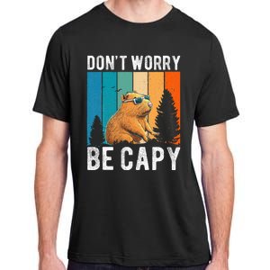 Capybara Animal Rodent Capybara Dont Be Worry Be Capy Adult ChromaSoft Performance T-Shirt