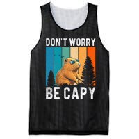 Capybara Animal Rodent Capybara Dont Be Worry Be Capy Mesh Reversible Basketball Jersey Tank