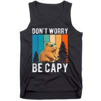 Capybara Animal Rodent Capybara Dont Be Worry Be Capy Tank Top