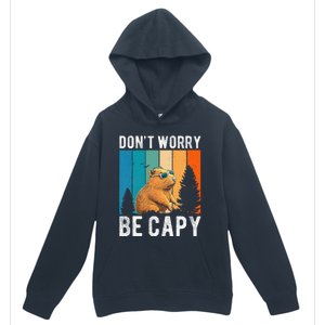 Capybara Animal Rodent Capybara Dont Be Worry Be Capy Urban Pullover Hoodie