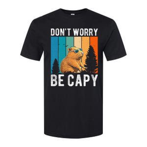 Capybara Animal Rodent Capybara Dont Be Worry Be Capy Softstyle CVC T-Shirt