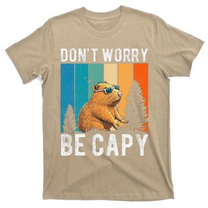 Capybara Animal Rodent Capybara Dont Be Worry Be Capy Funny T-Shirt