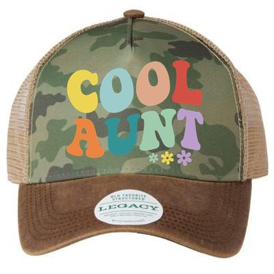Cool Aunt Retro Gift Legacy Tie Dye Trucker Hat