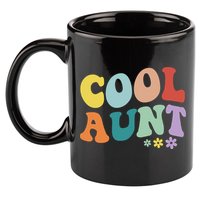 Cool Aunt Retro Gift 11oz C Handle Ceramic Mug