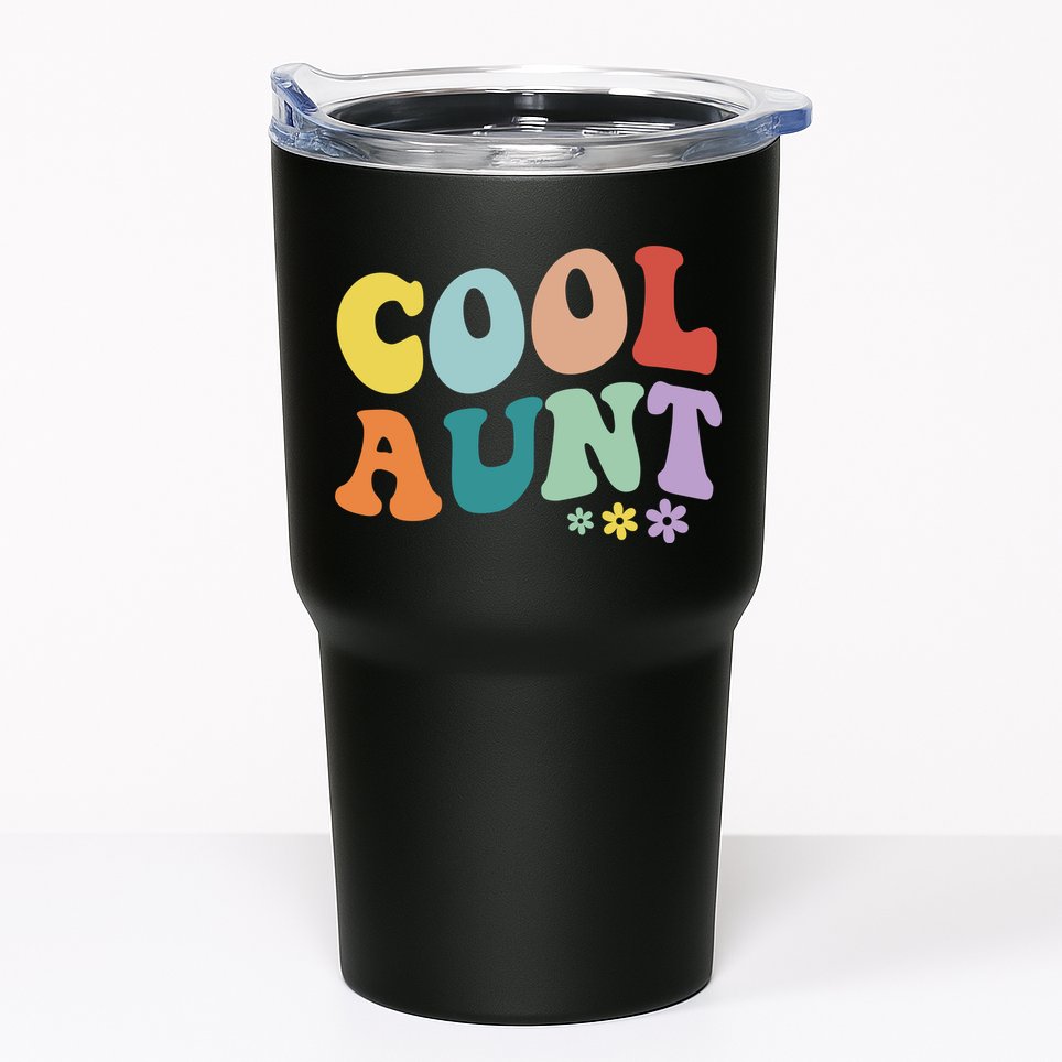 Cool Aunt Retro Gift Tumbler