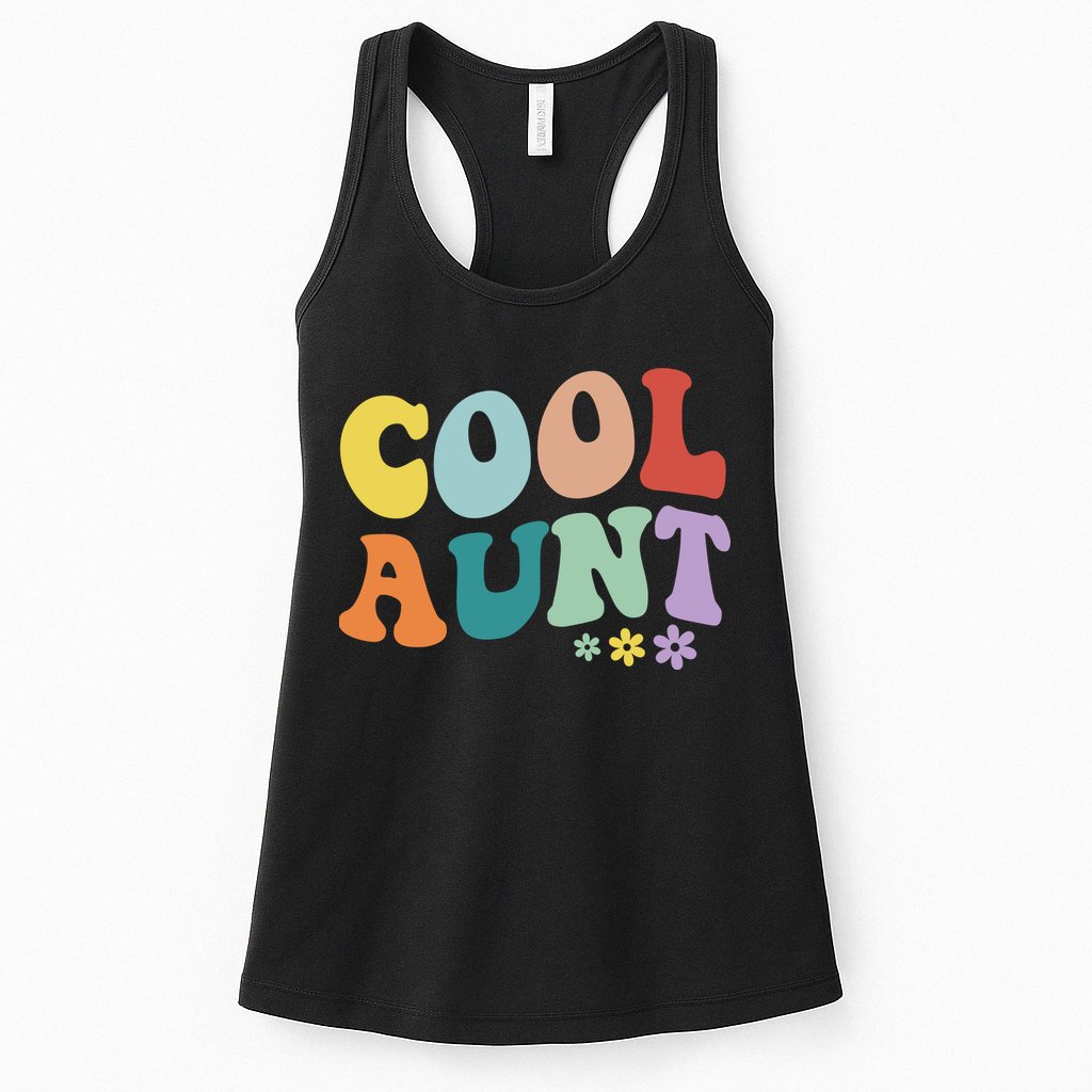 Cool Aunt Retro Gift Womens Tank Top