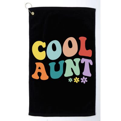 Cool Aunt Retro Gift Golf Towel