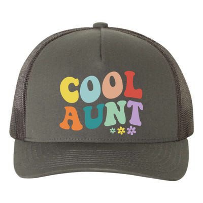 Cool Aunt Retro Gift Yupoong Adult 5-Panel Trucker Hat