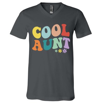 Cool Aunt Retro Gift V-Neck T-Shirt