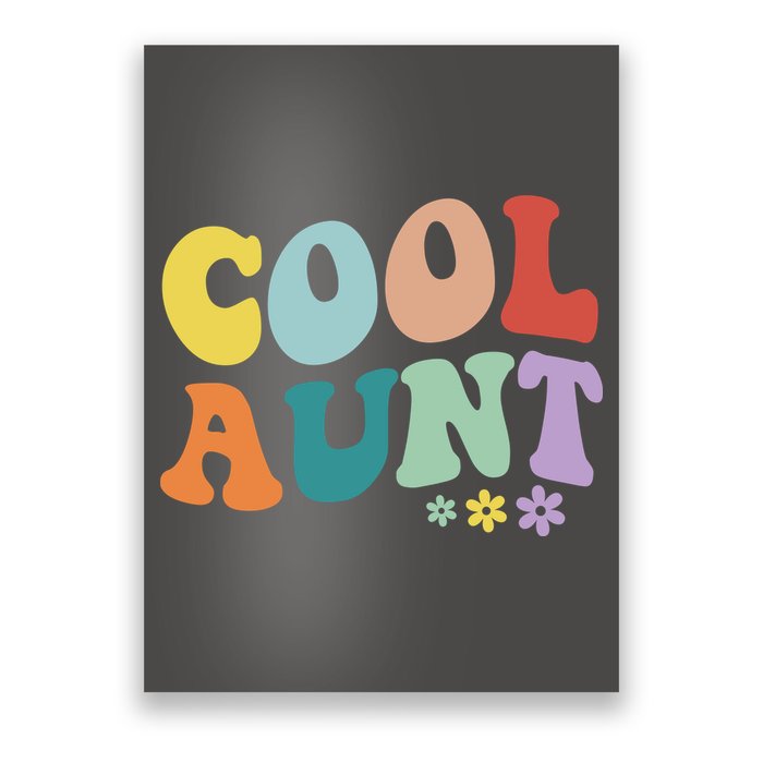 Cool Aunt Retro Gift Poster