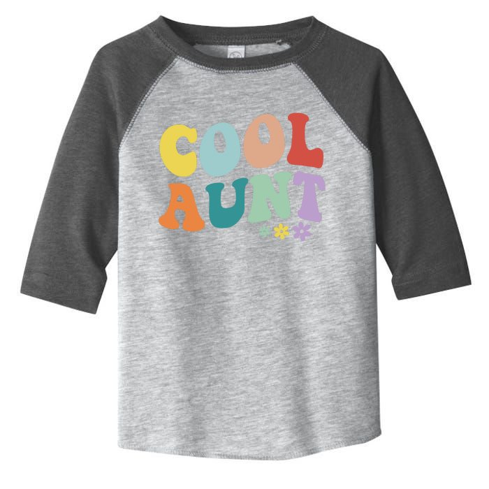 Cool Aunt Retro Gift Toddler Fine Jersey T-Shirt