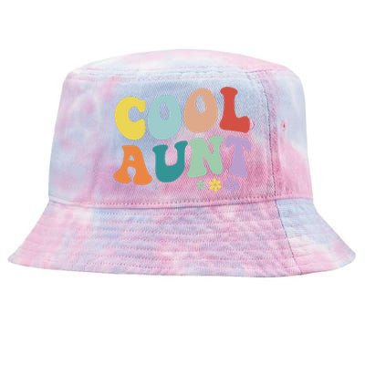 Cool Aunt Retro Gift Tie-Dyed Bucket Hat