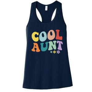 Cool Aunt Retro Gift Women's Racerback Tank