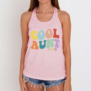 Cool Aunt Retro Gift Women's Knotted Racerback Tank