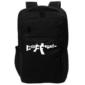 Coffee Ar15 Rifle Gun Owner Impact Tech Backpack