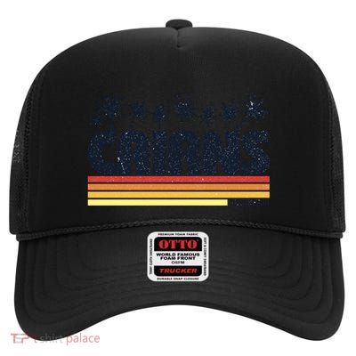 Cairns Australia Retro Tourism Cute Gift High Crown Mesh Back Trucker Hat