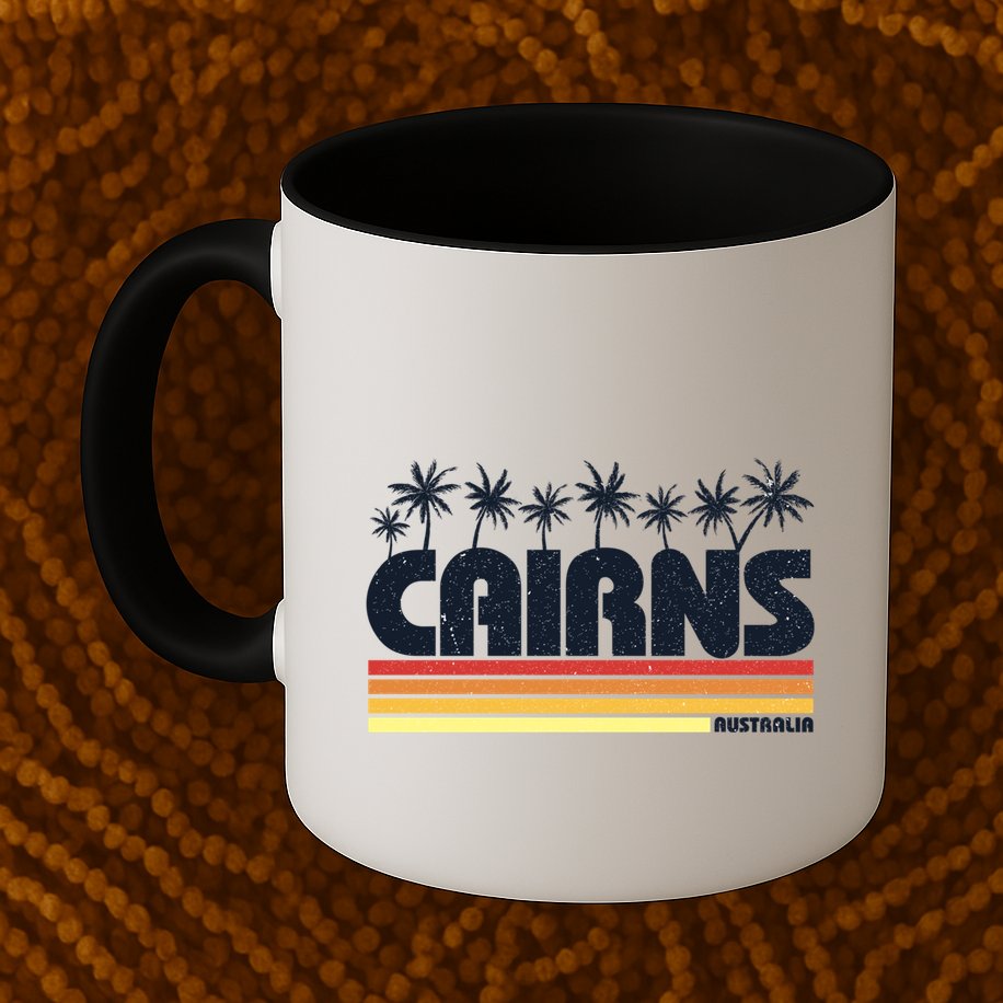 Cairns Australia Retro Tourism Cute Gift Mug