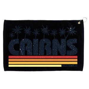 Cairns Australia Retro Tourism Cute Gift Grommeted Golf Towel