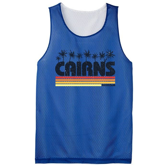 Cairns Australia Retro Tourism Cute Gift Mesh Reversible Basketball Jersey Tank