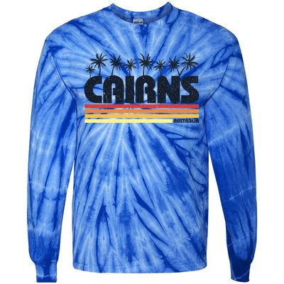 Cairns Australia Retro Tourism Cute Gift Tie-Dye Long Sleeve Shirt