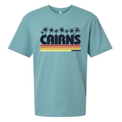 Cairns Australia Retro Tourism Cute Gift Sueded Cloud Jersey T-Shirt