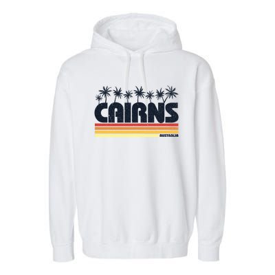 Cairns Australia Retro Tourism Cute Gift Garment-Dyed Fleece Hoodie