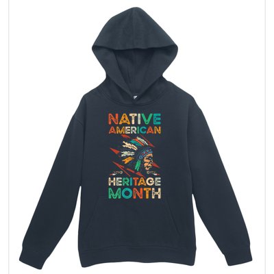 Columbus American Regalia Native American Heritage Month Cool Gift Urban Pullover Hoodie