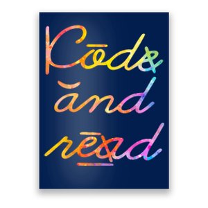 Code And Read Dyslexia Awareness Poster