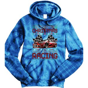 Christmas Auto Racing Funny Ugly Xmas Gift Tie Dye Hoodie