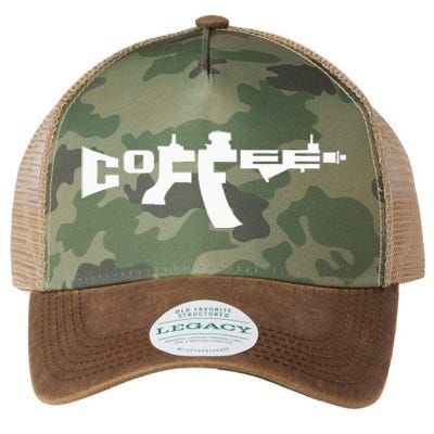 Coffee AR15 Rifle Gun Owner Legacy Tie Dye Trucker Hat