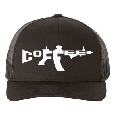 Coffee AR15 Rifle Gun Owner Yupoong Adult 5-Panel Trucker Hat