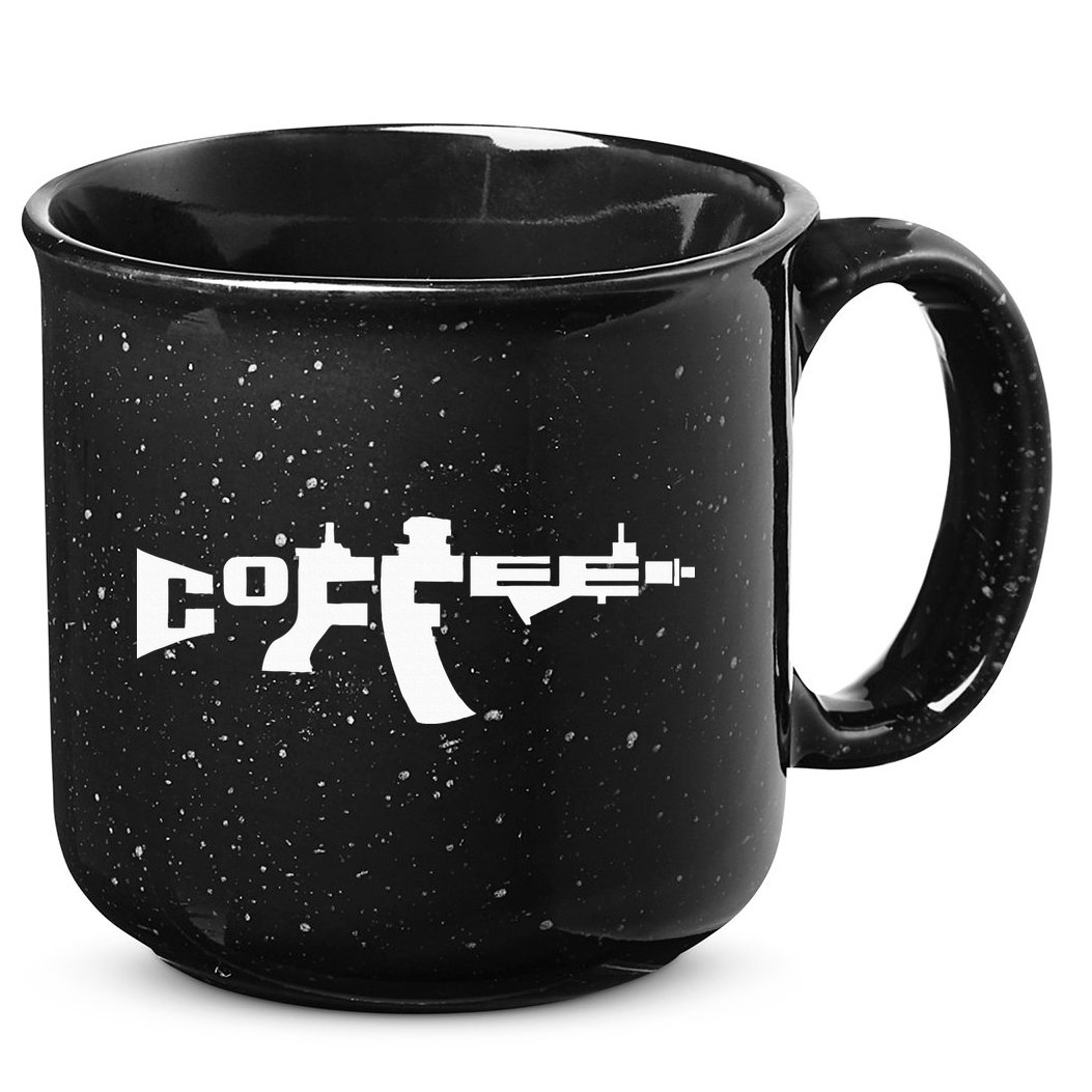 Coffee AR15 Rifle Gun Owner 15oz Campfire Ceramic Mug