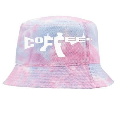 Coffee AR15 Rifle Gun Owner Tie-Dyed Bucket Hat