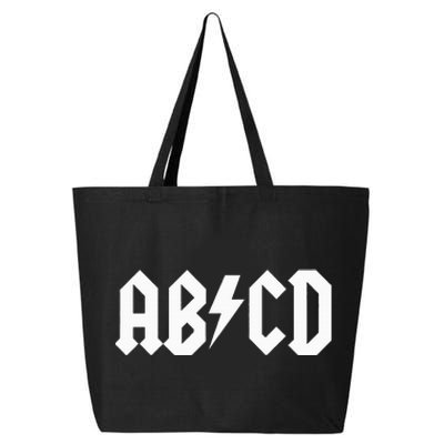 Colorful ABCD Rock Design for Back to School 25L Jumbo Tote