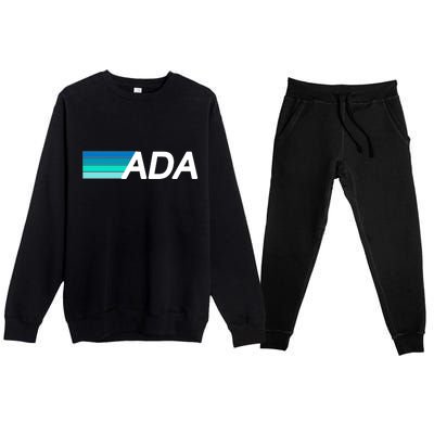 Cardano ADA Cryptocurrency Premium Crewneck Sweatsuit Set