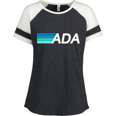 Cardano ADA Cryptocurrency Enza Ladies Jersey Colorblock Tee