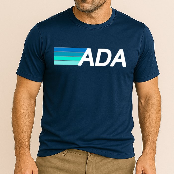 Cardano ADA Cryptocurrency Cooling Performance Crew T-Shirt