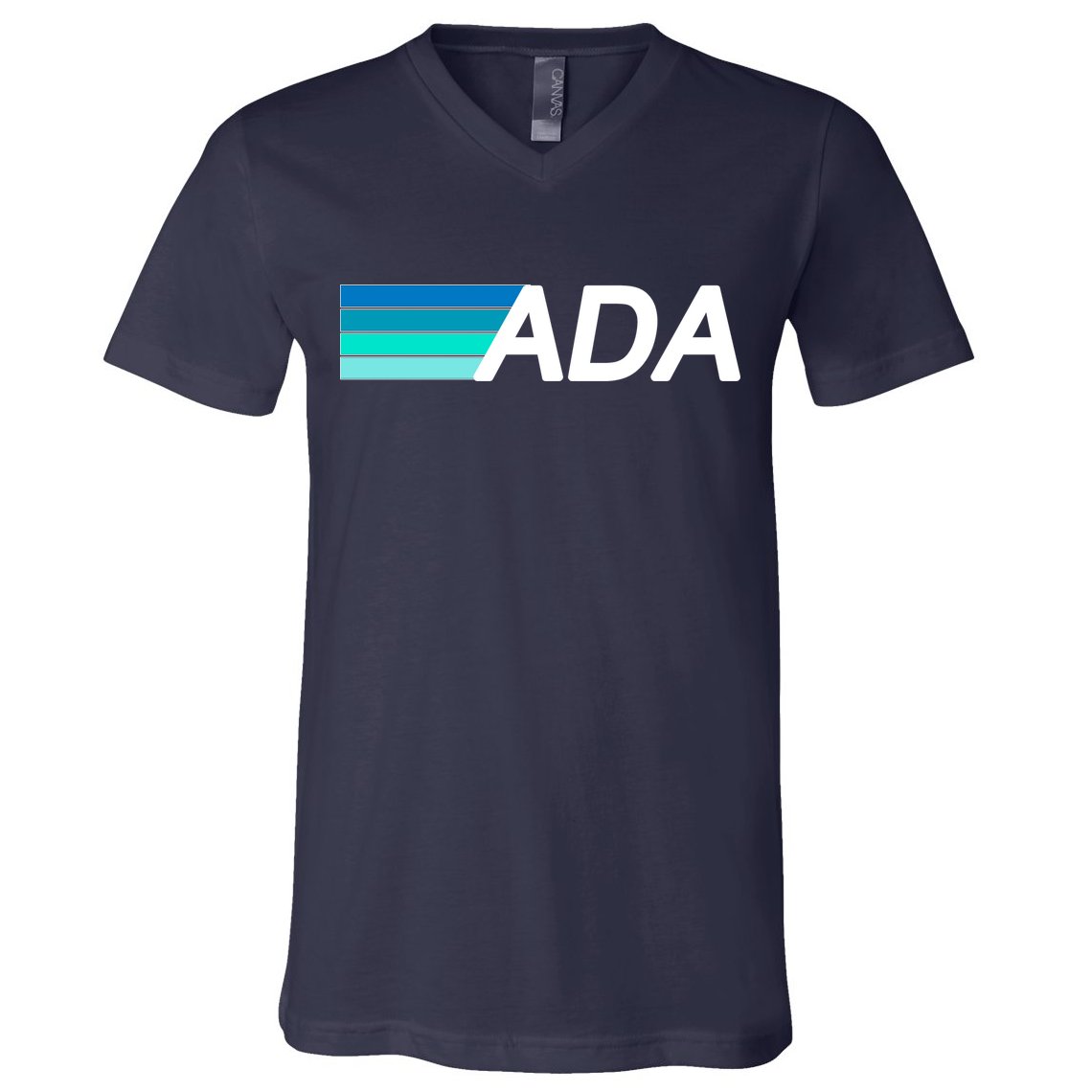 Cardano ADA Cryptocurrency V-Neck T-Shirt