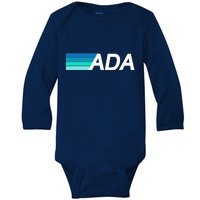 Cardano ADA Cryptocurrency Baby Long Sleeve Bodysuit