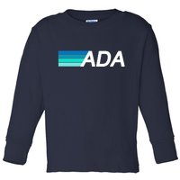 Cardano ADA Cryptocurrency Toddler Long Sleeve Shirt